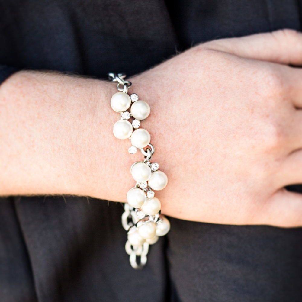 I Do - Pearl/Rhinestone Bracelet